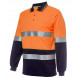 HI VIS L/S (D+N) Cotton Back Polo