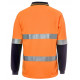 HI VIS L/S (D+N) Cotton Back Polo