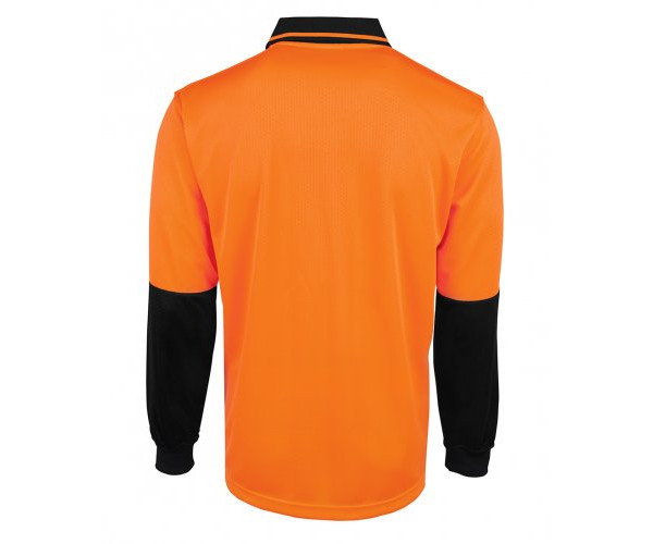 HI VIS L/S JACQUARD POLO