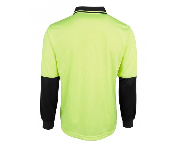 HI VIS L/S JACQUARD POLO