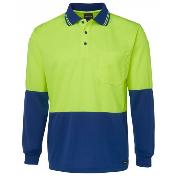 Hi Vis Long Sleeve Trad Polo