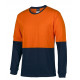 HI VIS Long Sleeve Crew Neck Cotton T-Shirt HI VIS Long Sleeve Crew Neck Cotton T-Shirt