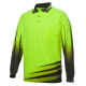 HI VIS Long Sleeve Sublimated Rippa Polo