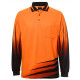 HI VIS Long Sleeve Sublimated Rippa Polo