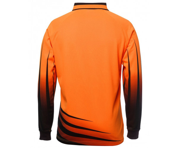 HI VIS Long Sleeve Sublimated Rippa Polo
