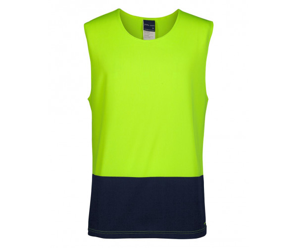 HI VIS Muscle Singlet in [colour] - Front View