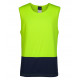HI VIS Muscle Singlet in [colour] - Front View