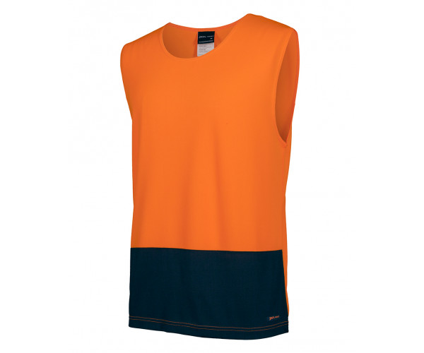HI VIS Muscle Singlet in [colour] - Front View