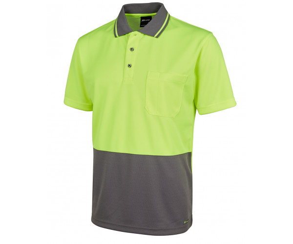 HI VIS Polo Non Cuffed
