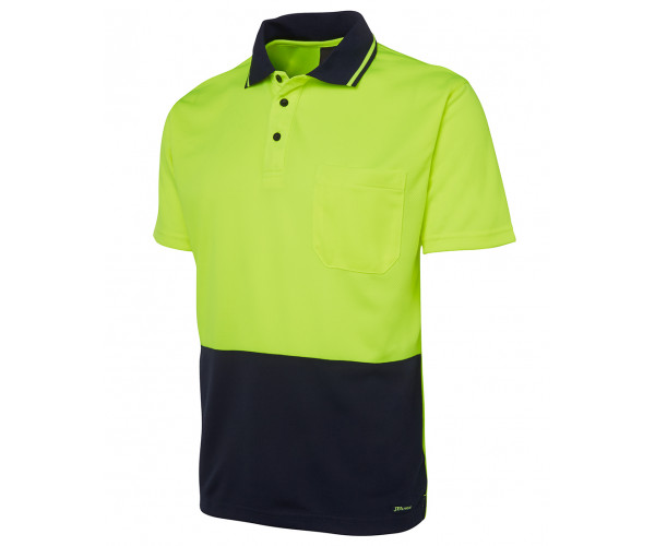 HI VIS Polo Non Cuffed