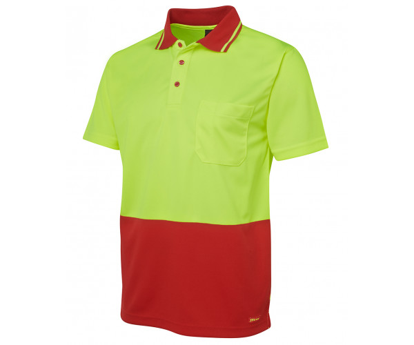 HI VIS Polo Non Cuffed