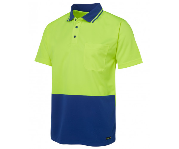 HI VIS Polo Non Cuffed