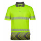 HI VIS S/S ARROW SUB POLO WITH SEGMENTED TAPE