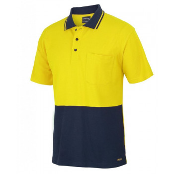 Hi Vis S/S Cotton Pique Trad Polo