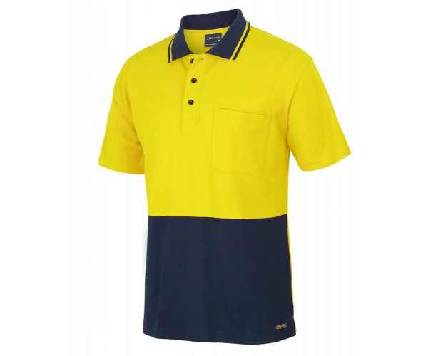 HI VIS S/S COTTON PIQUE TRAD POLO