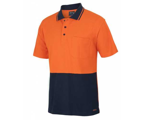 HI VIS S/S COTTON PIQUE TRAD POLO