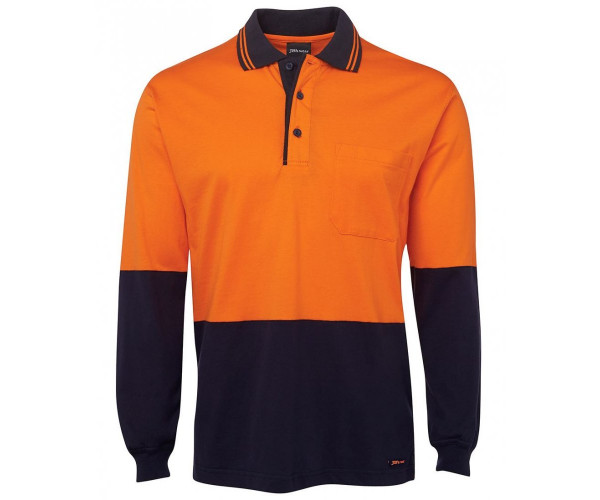 HI VIS S/S COTTON POLO LONG SLEEVES
