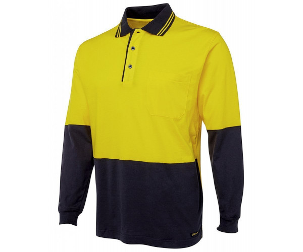 HI VIS S/S COTTON POLO LONG SLEEVES