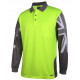 HI VIS Southern Cross Long Sleeve Polo