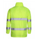 HI VIS Wet Weather Jacket Yellow With Reflective Tape HI VIS Wet Weather Jacket Yellow With Reflective Tape