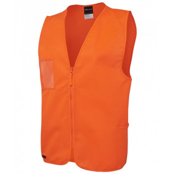 Hi Vis Zipper Safety Vest