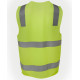HI VIS Zipper Safety Vest With Reflective Tape HI VIS Zipper Safety Vest With Reflective Tape