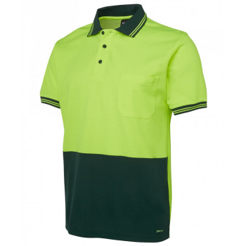 JB's Hi Vis S/S Cotton Back Polo