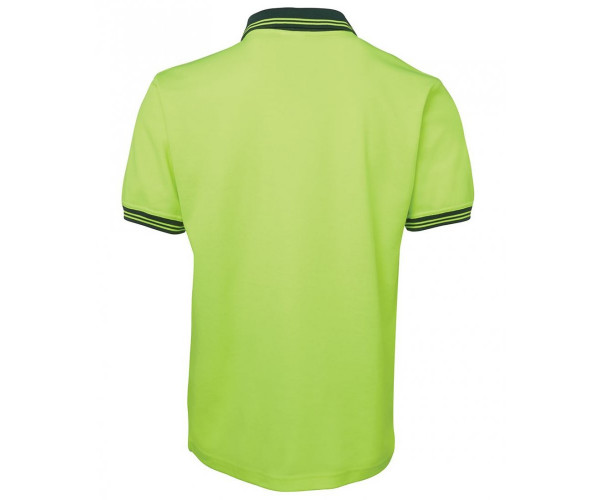 JBs HI VIS S/S COTTON BACK POLO