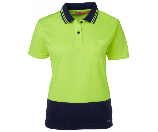 LADIES HI VIS S/S COMFORT POLO LADIES HI VIS S/S COMFORT POLO