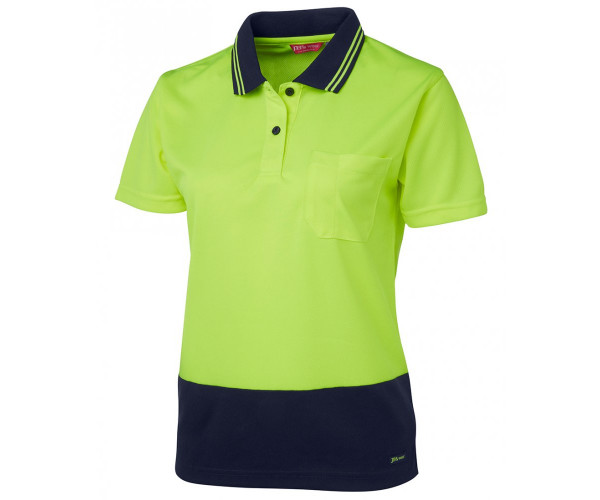 LADIES HI VIS S/S COMFORT POLO LADIES HI VIS S/S COMFORT POLO