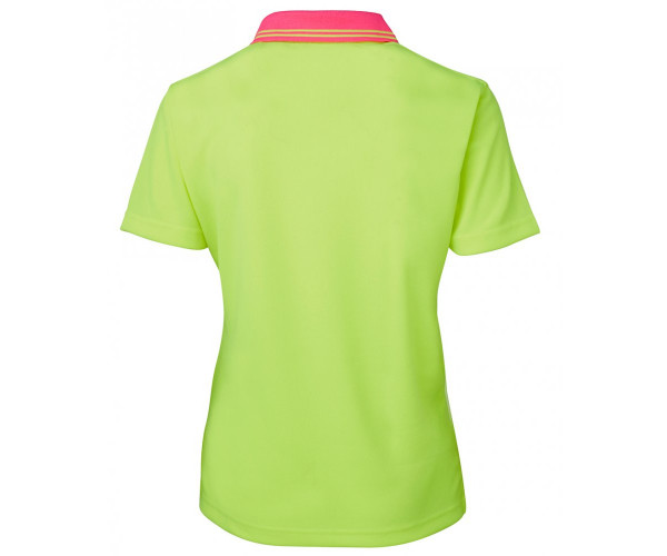 LADIES HI VIS S/S COMFORT POLO LADIES HI VIS S/S COMFORT POLO