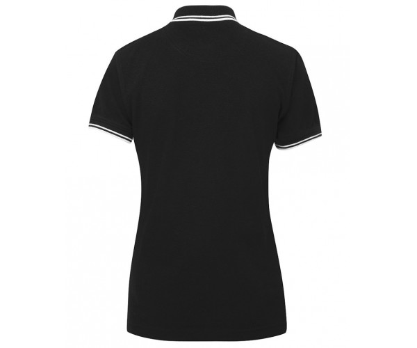 Ladies Polo Shirt With Pin Stripe Ladies Polo Shirt With Pin Stripe