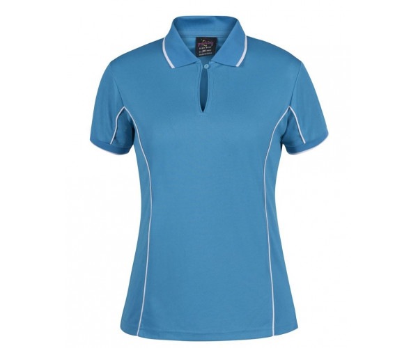 Ladies Polo Shirt With Piping Ladies Polo Shirt With Piping