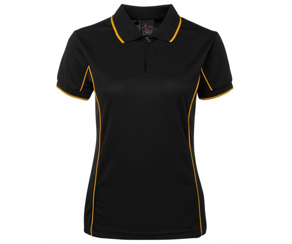 Ladies Polo Shirt With Piping Ladies Polo Shirt With Piping