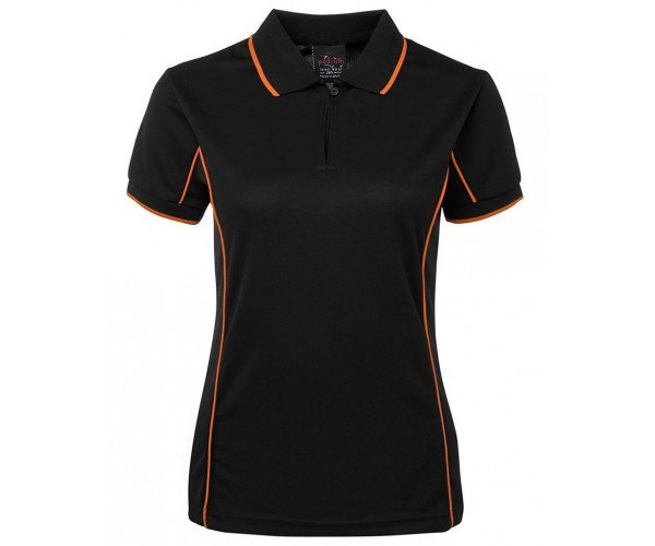 Ladies Polo Shirt With Piping Ladies Polo Shirt With Piping