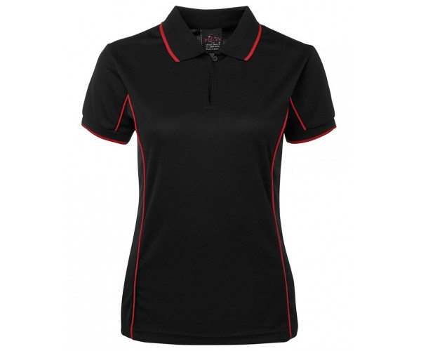 Ladies Polo Shirt With Piping Ladies Polo Shirt With Piping