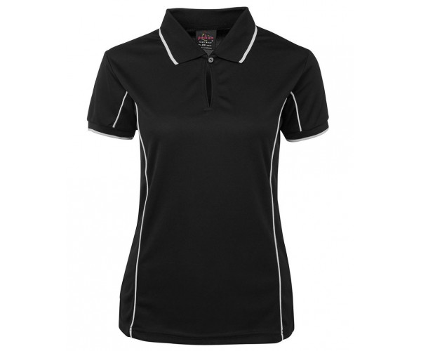 Ladies Polo Shirt With Piping Ladies Polo Shirt With Piping