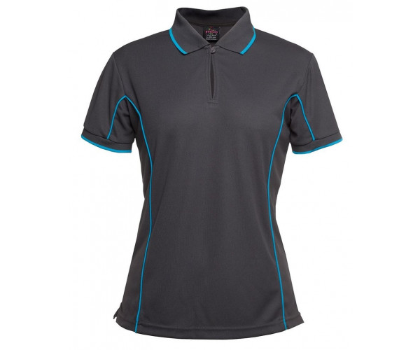 Ladies Polo Shirt With Piping Ladies Polo Shirt With Piping