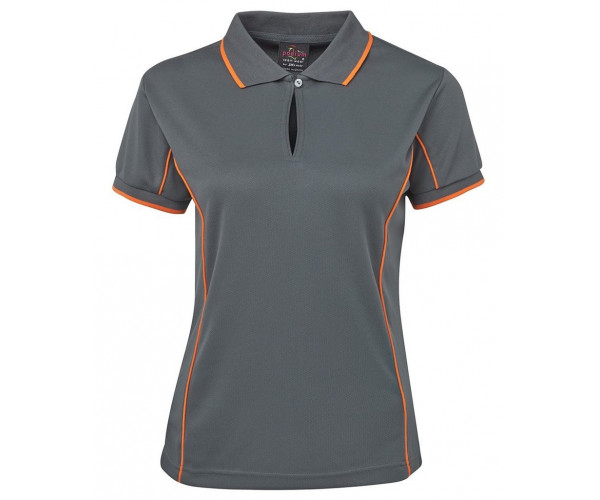 Ladies Polo Shirt With Piping Ladies Polo Shirt With Piping