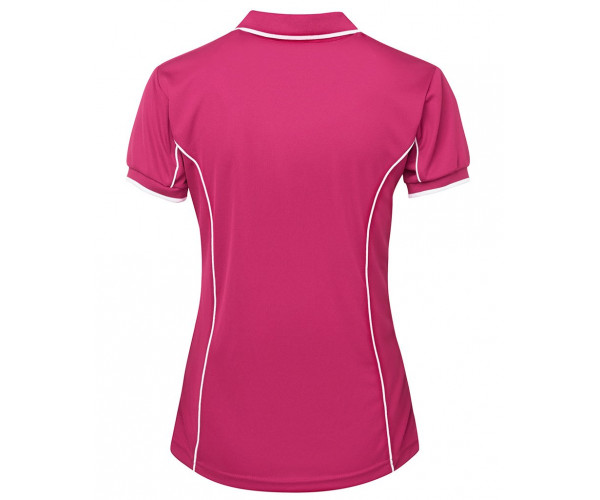 Ladies Polo Shirt With Piping Ladies Polo Shirt With Piping