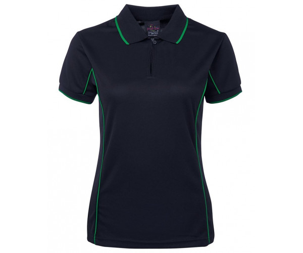 Ladies Polo Shirt With Piping Ladies Polo Shirt With Piping
