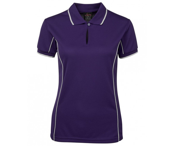 Ladies Polo Shirt With Piping Ladies Polo Shirt With Piping