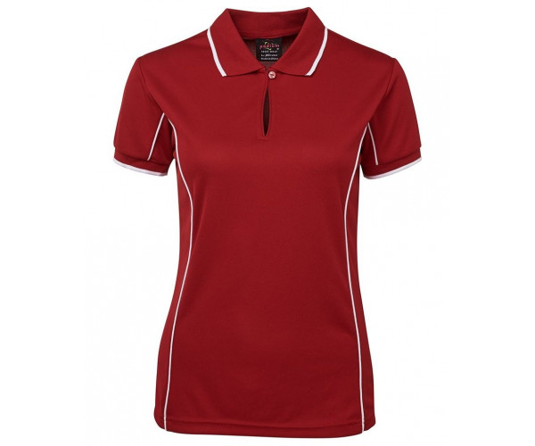 Ladies Polo Shirt With Piping Ladies Polo Shirt With Piping