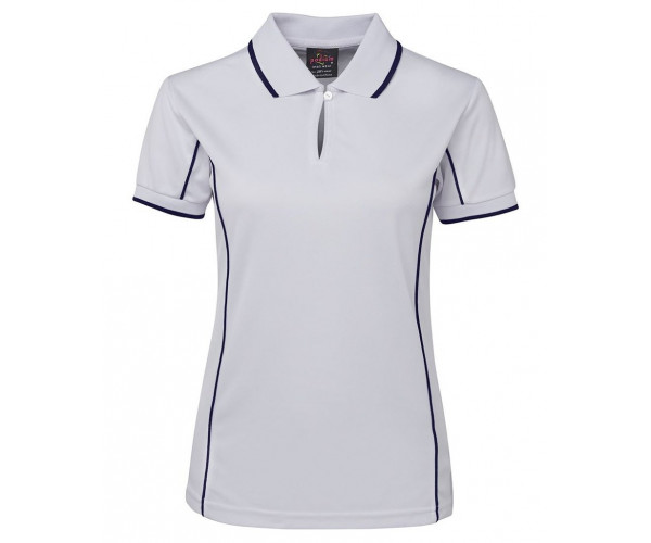 Ladies Polo Shirt With Piping Ladies Polo Shirt With Piping