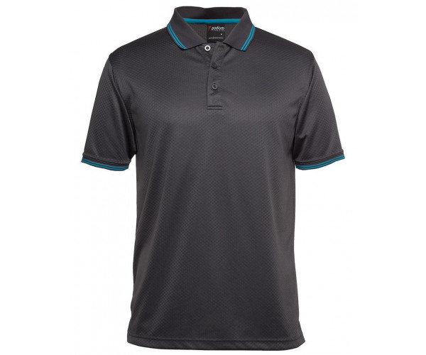 Polo Shirt With Pin Stripe Colar and Sleeves