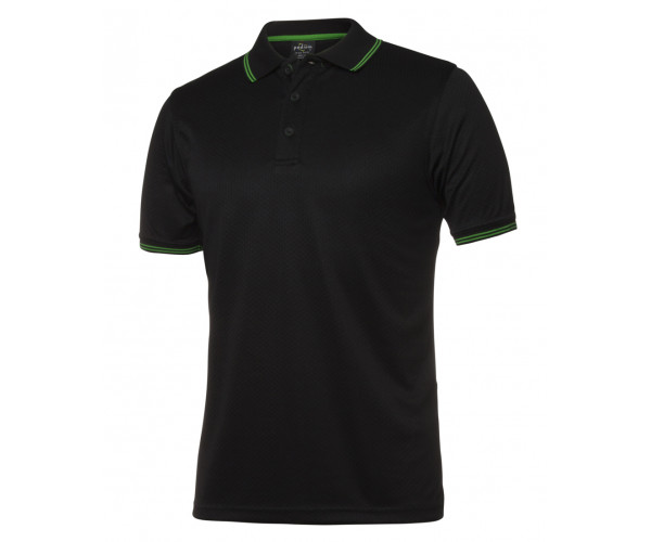 Polo Shirt With Pin Stripe Colar and Sleeves