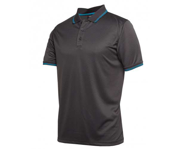 Polo Shirt With Pin Stripe Colar and Sleeves