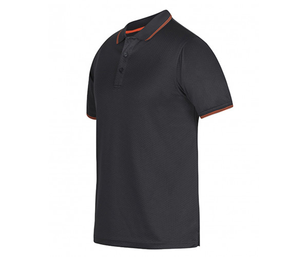 Polo Shirt With Pin Stripe Colar and Sleeves