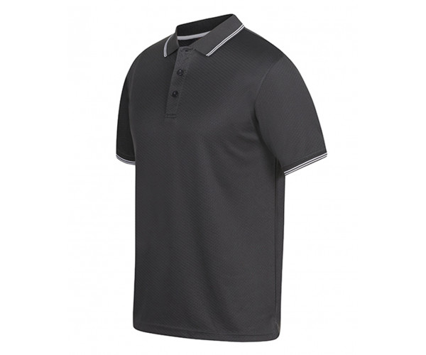 Polo Shirt With Pin Stripe Colar and Sleeves