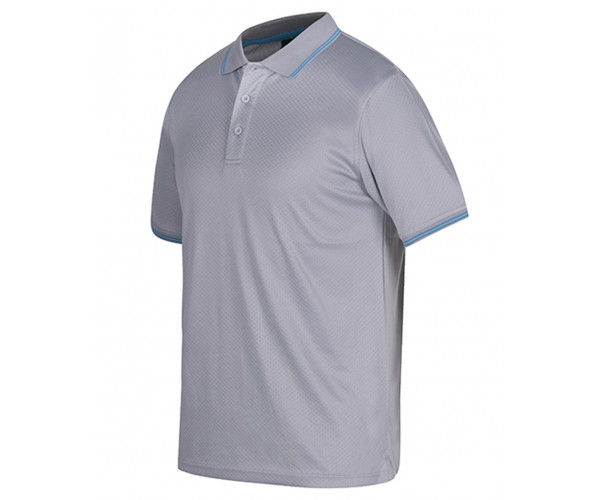 Polo Shirt With Pin Stripe Colar and Sleeves